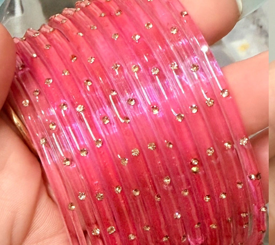 Mahima Glass Bangle Set-2.10&2.12