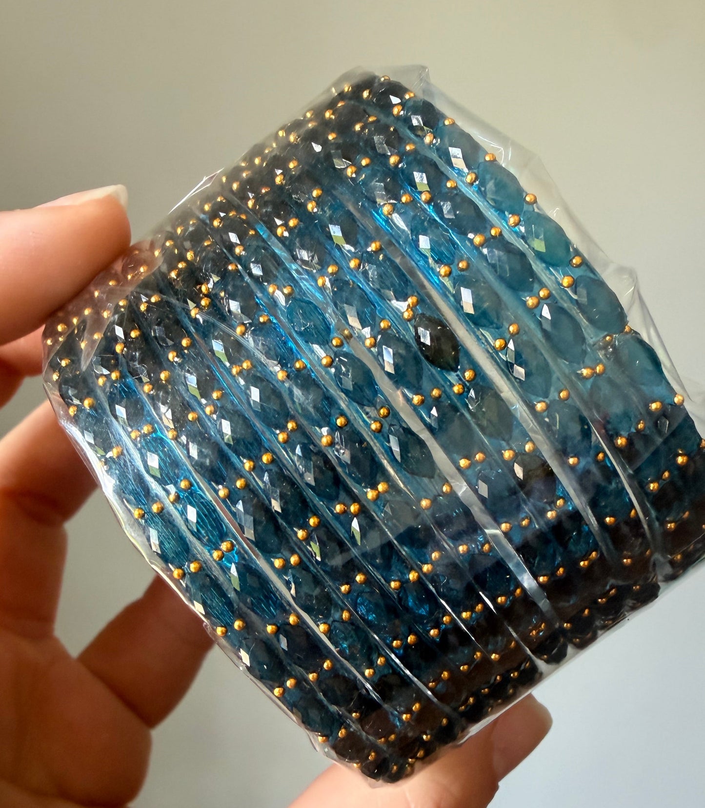 Sophia Glass Bangle Set