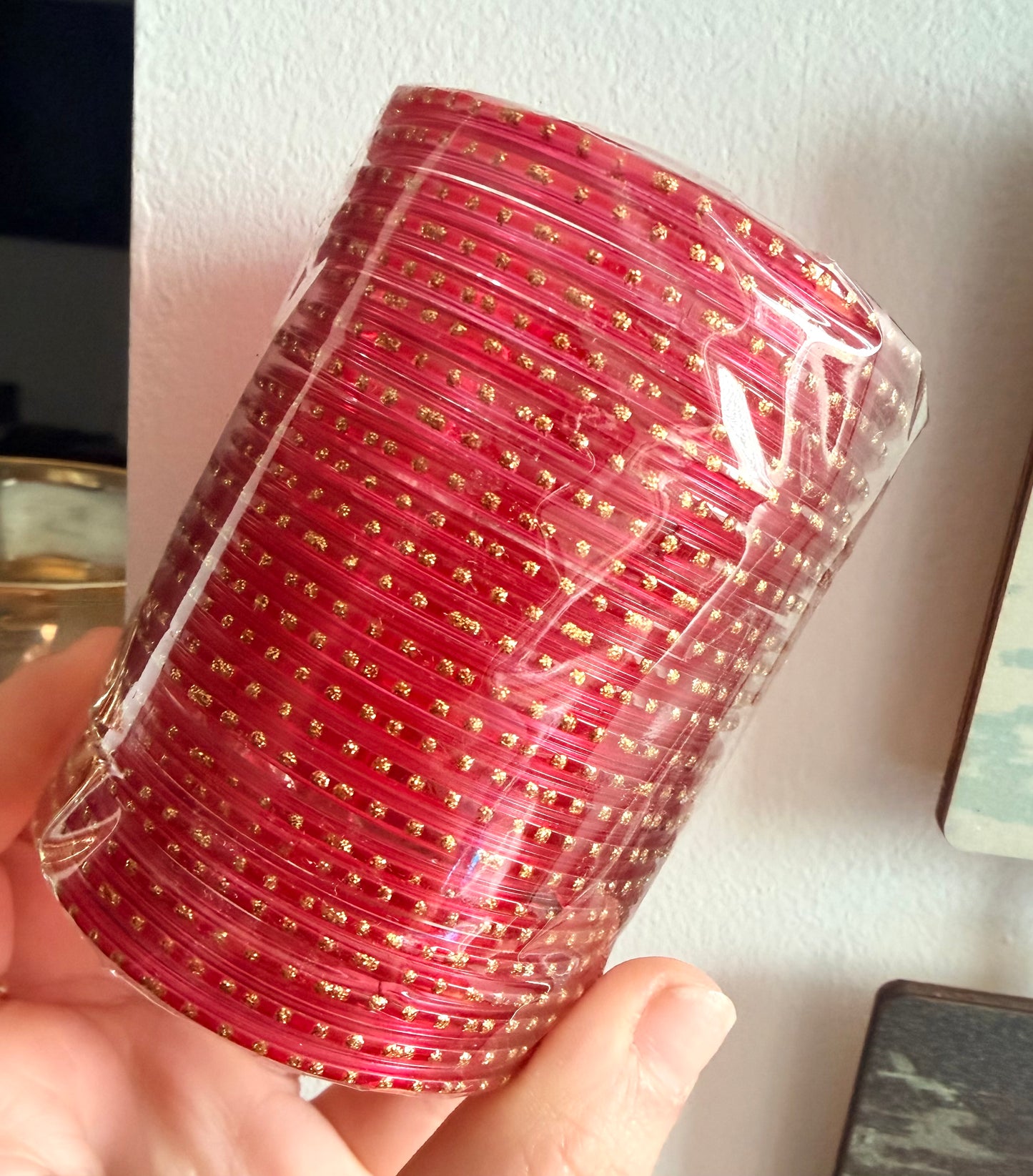 Sana Dotted Glass Bangle Set