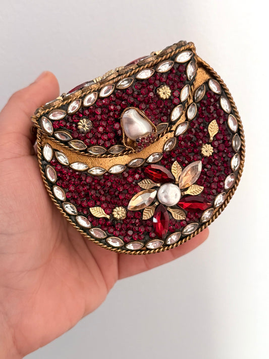 Mini Turkish Clutch With Detachable Chain