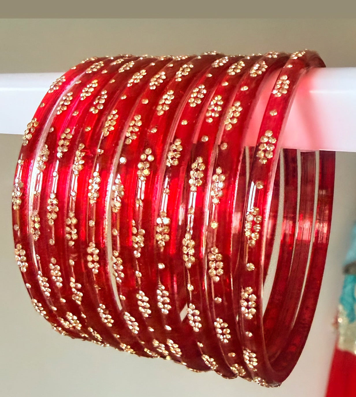 Sophia Glass Bangle Set