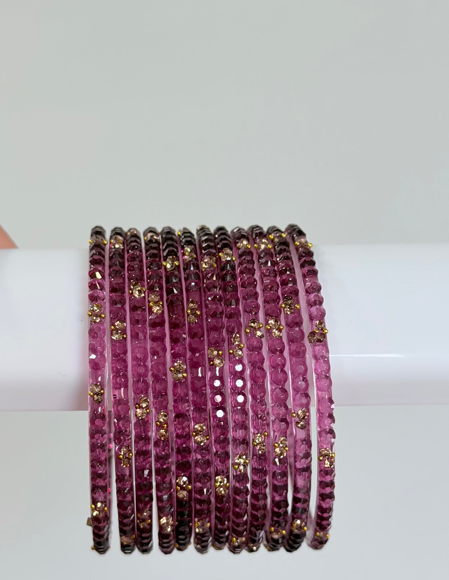 Sophia Glass Bangle Set