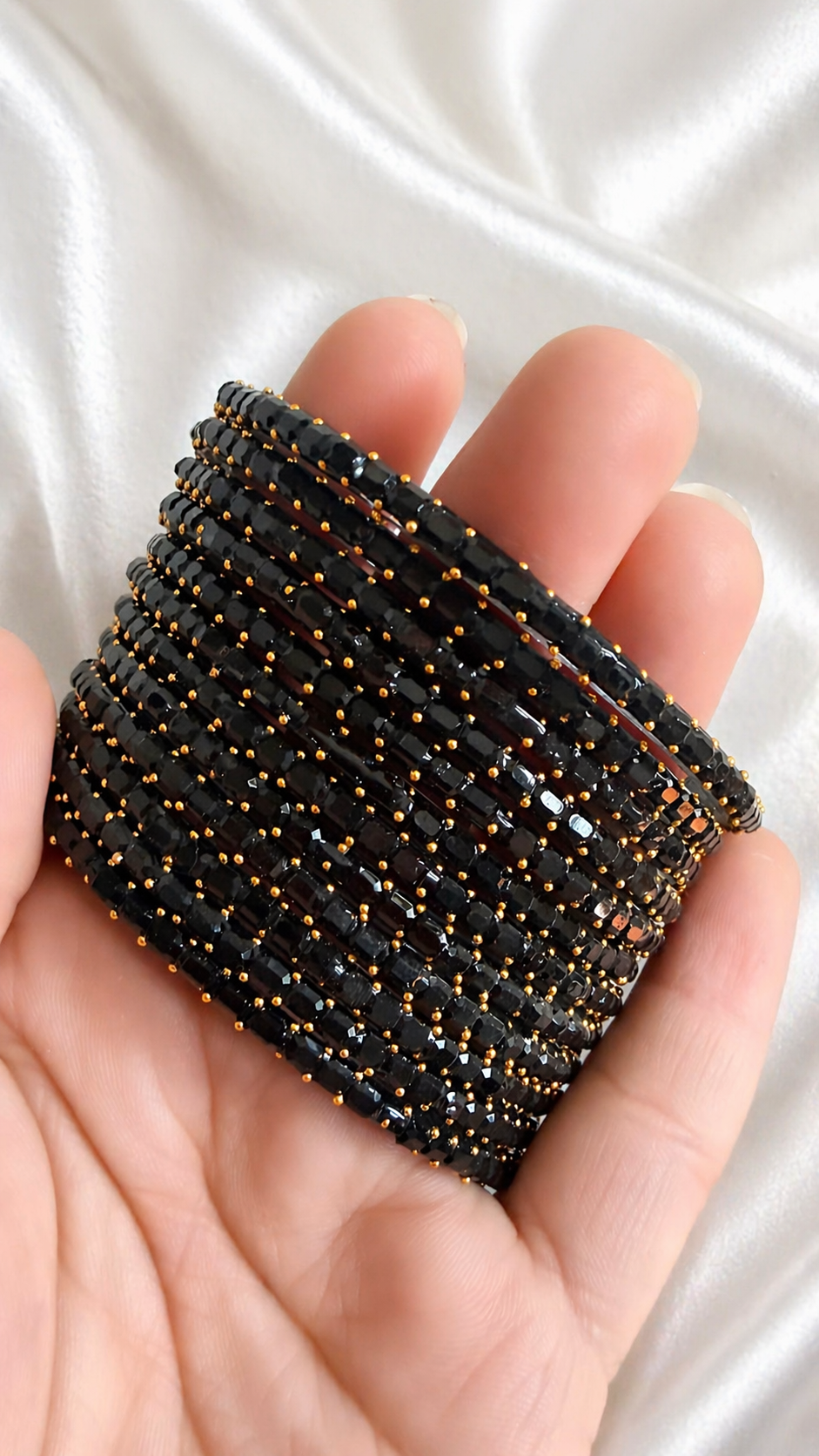 Sophia Glass Bangle Set