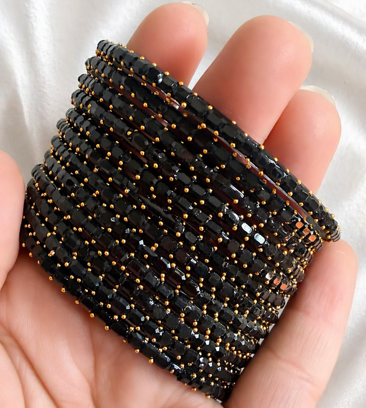 Sophia Glass Bangle Set