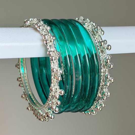 Nandini Glossy Bangle Set