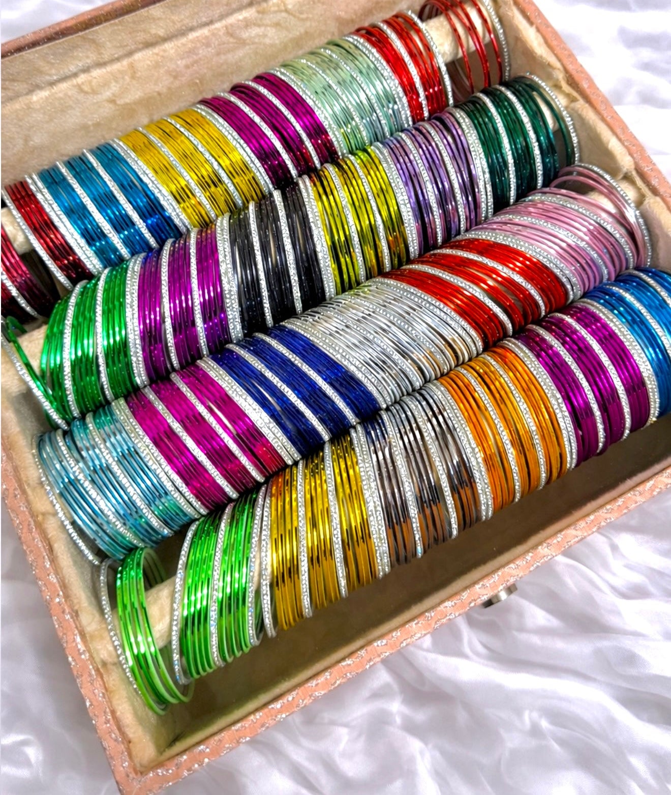 Shiv Metal Bangle Box-Box is Included