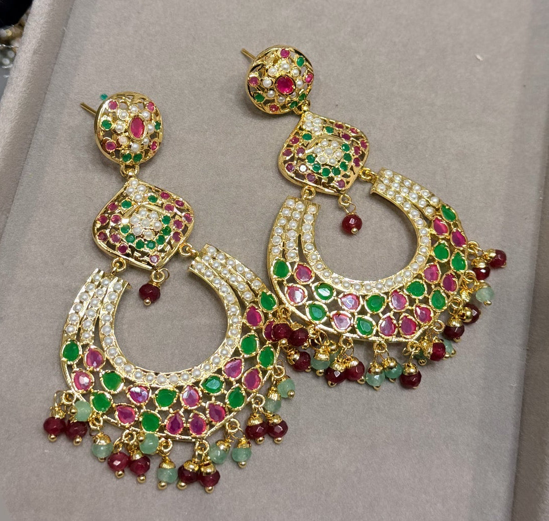Jadau Earrings