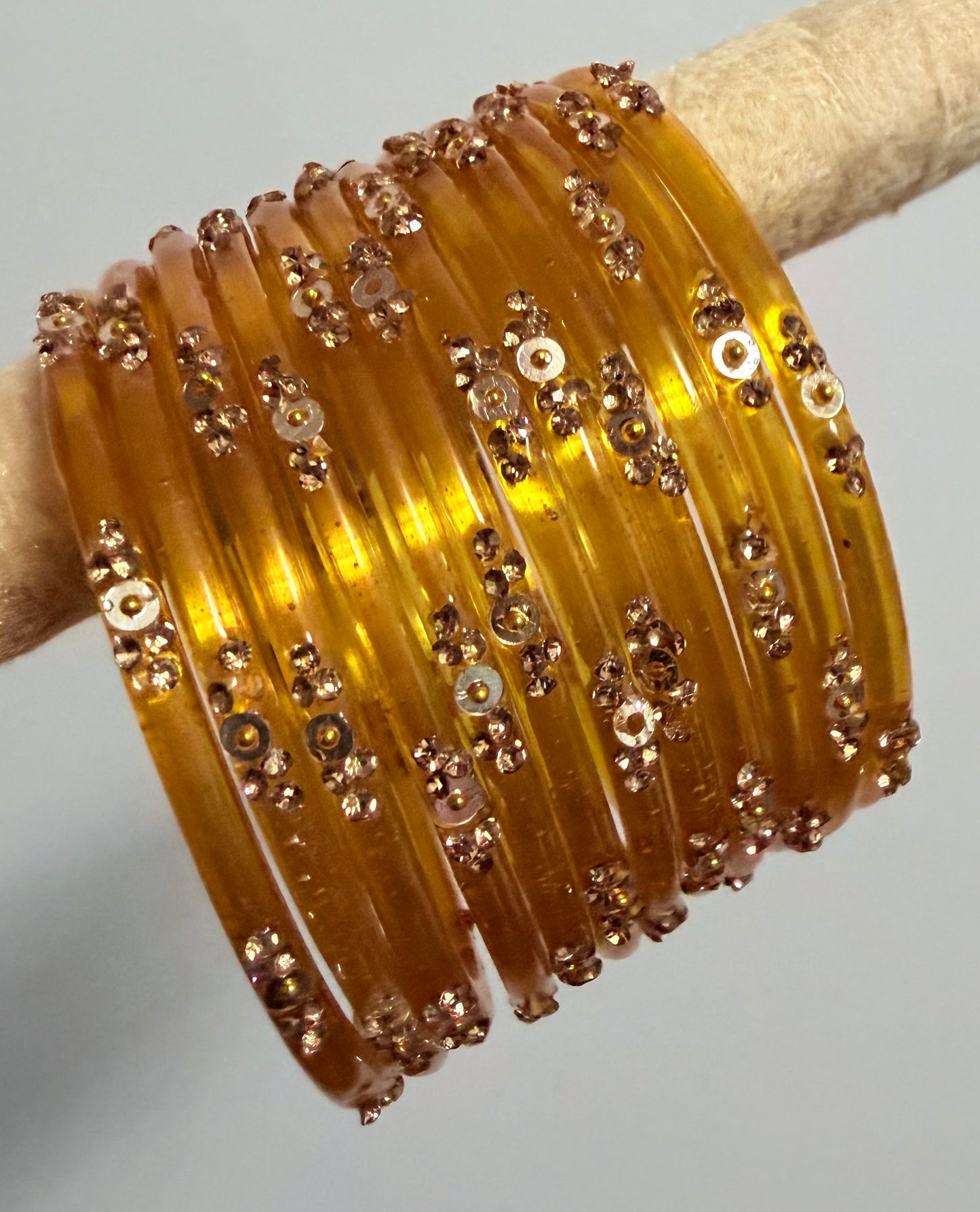 Sophia Glass Bangle Set