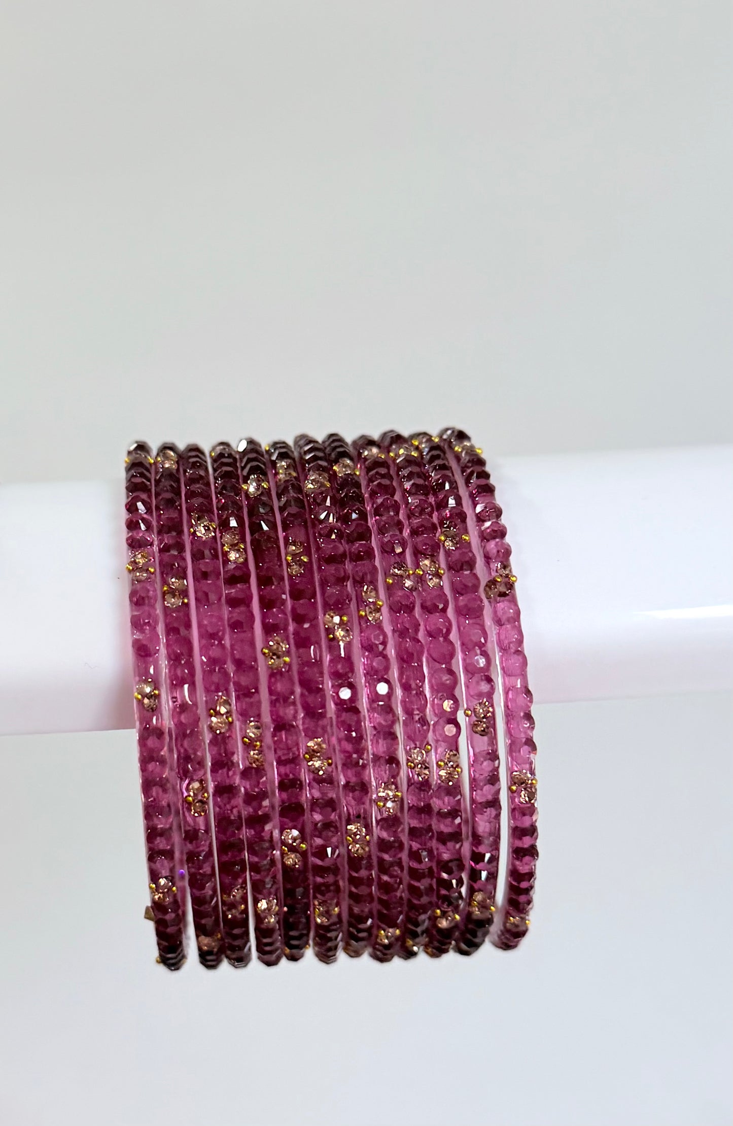 Sophia Glass Bangle Set