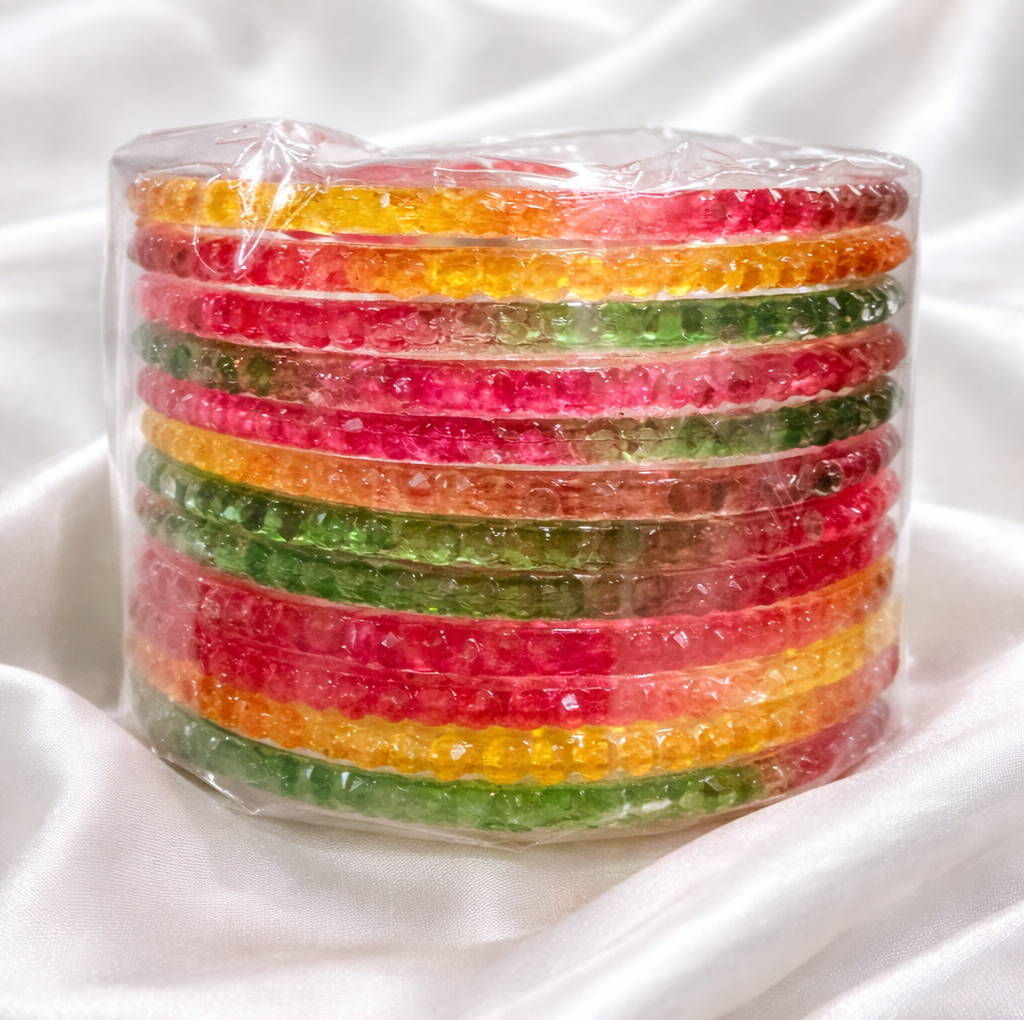 Sophia Glass Bangle Set