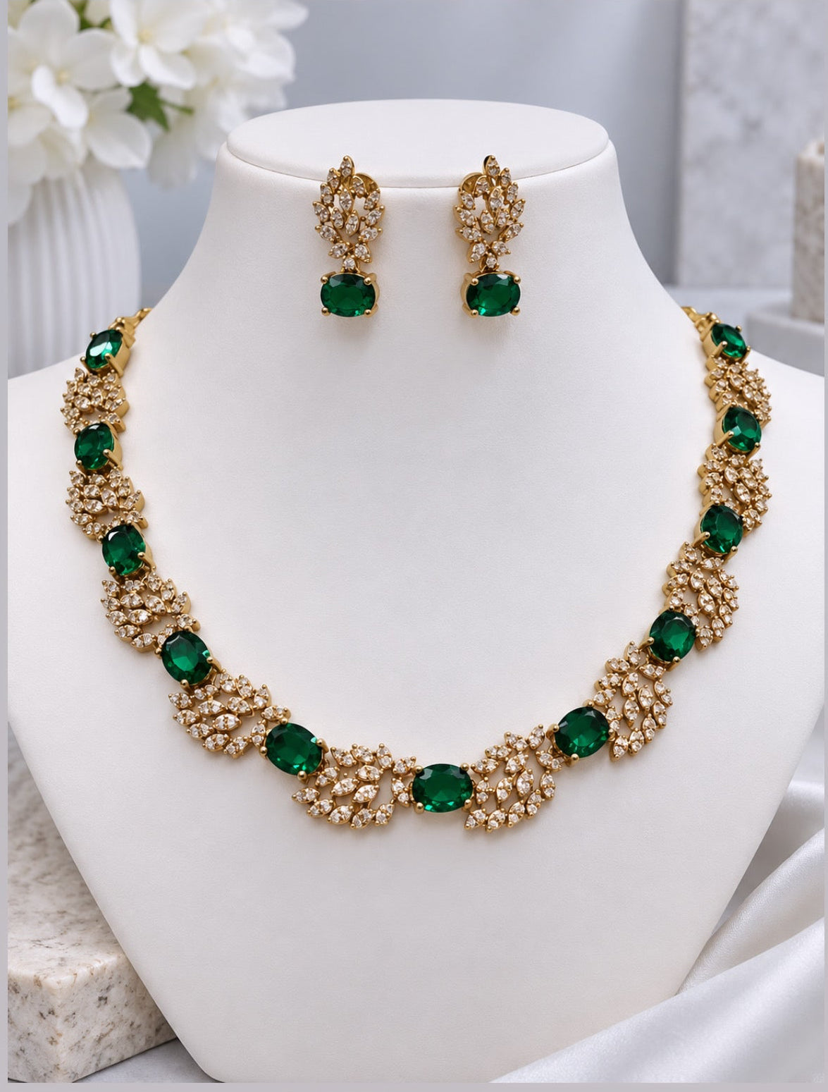 Roshini AD Necklace Set