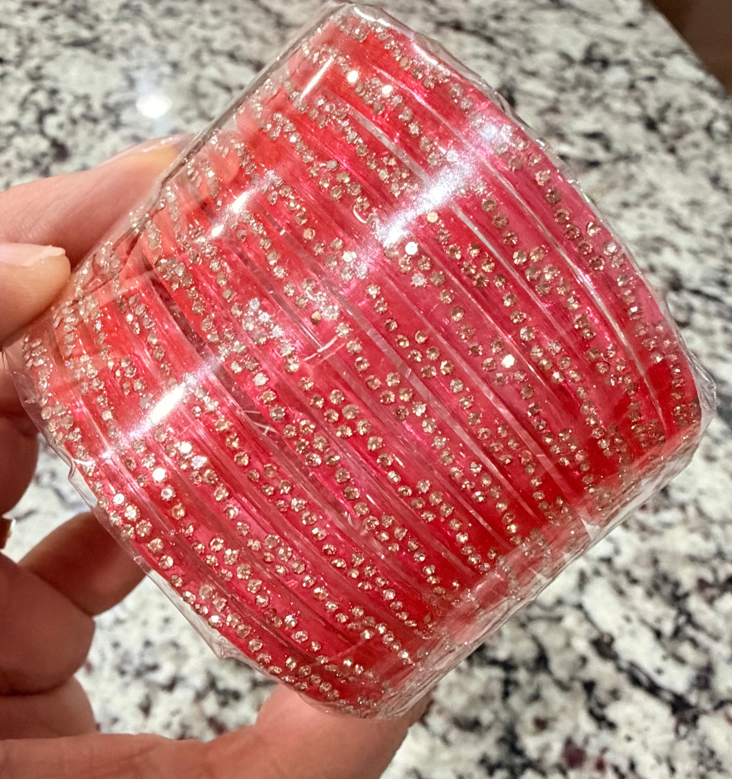 Sophia Glass Bangle Set