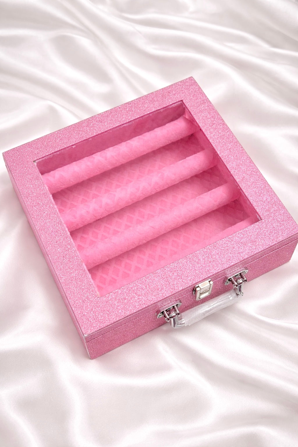 Pink Sparkle Bangle Box with 4 Rods