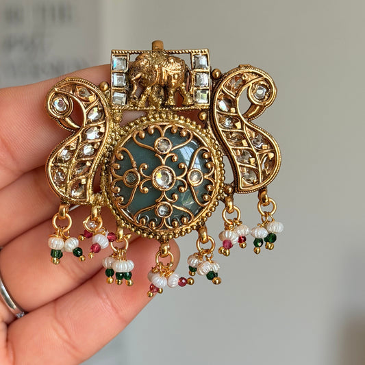 Mahima Heritage Hair Brooch