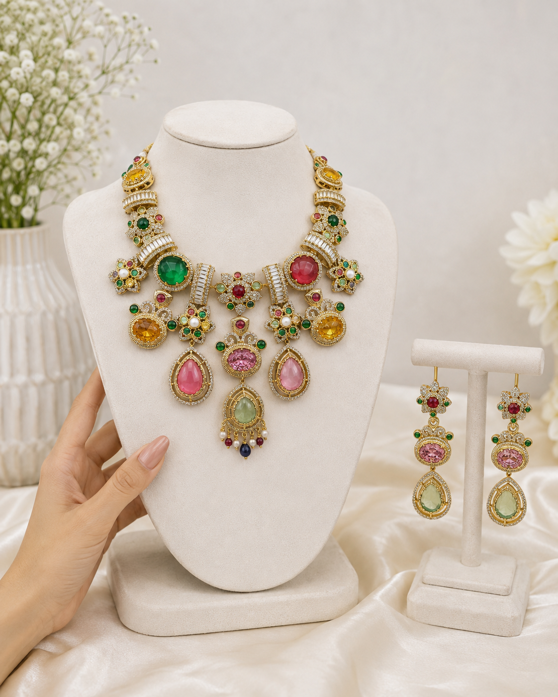 Sabya Inspired Trendy Necklace Set