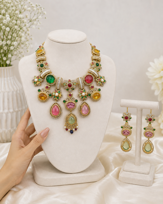 Sabya Inspired Trendy Necklace Set