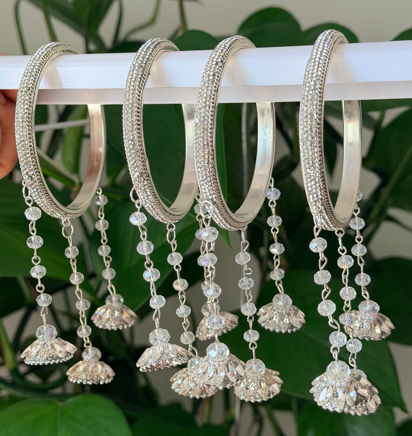 Sumaira Hanging Style Bangle Set (Set of Four)