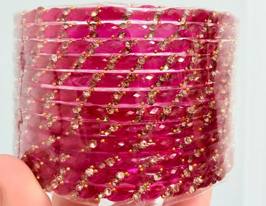 Raina Glass Bangle Set