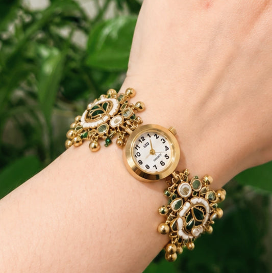 Krishma Heritage Ghungroo Watch-Adjustable