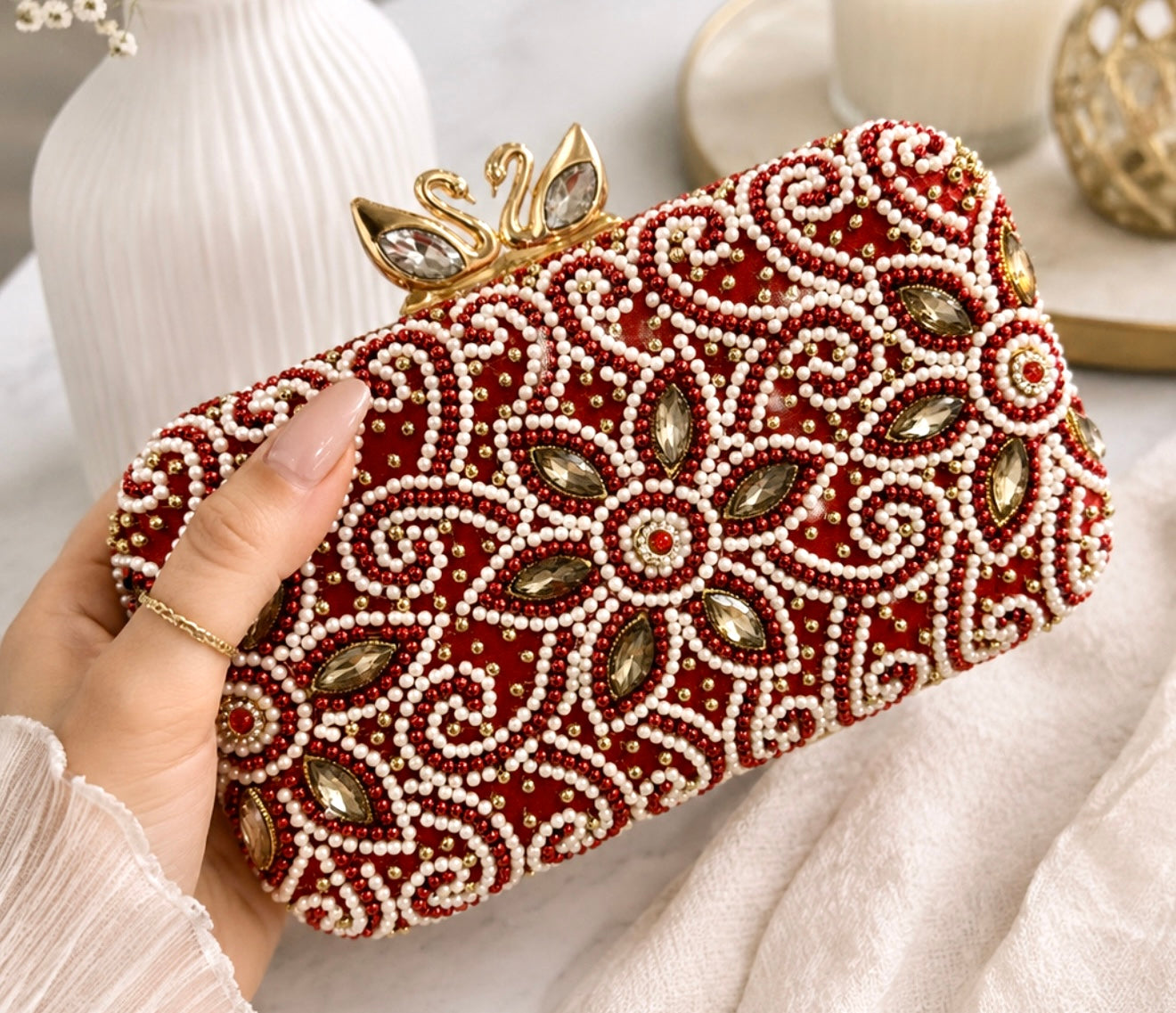 Sargun Handmade Embroidered Clutch