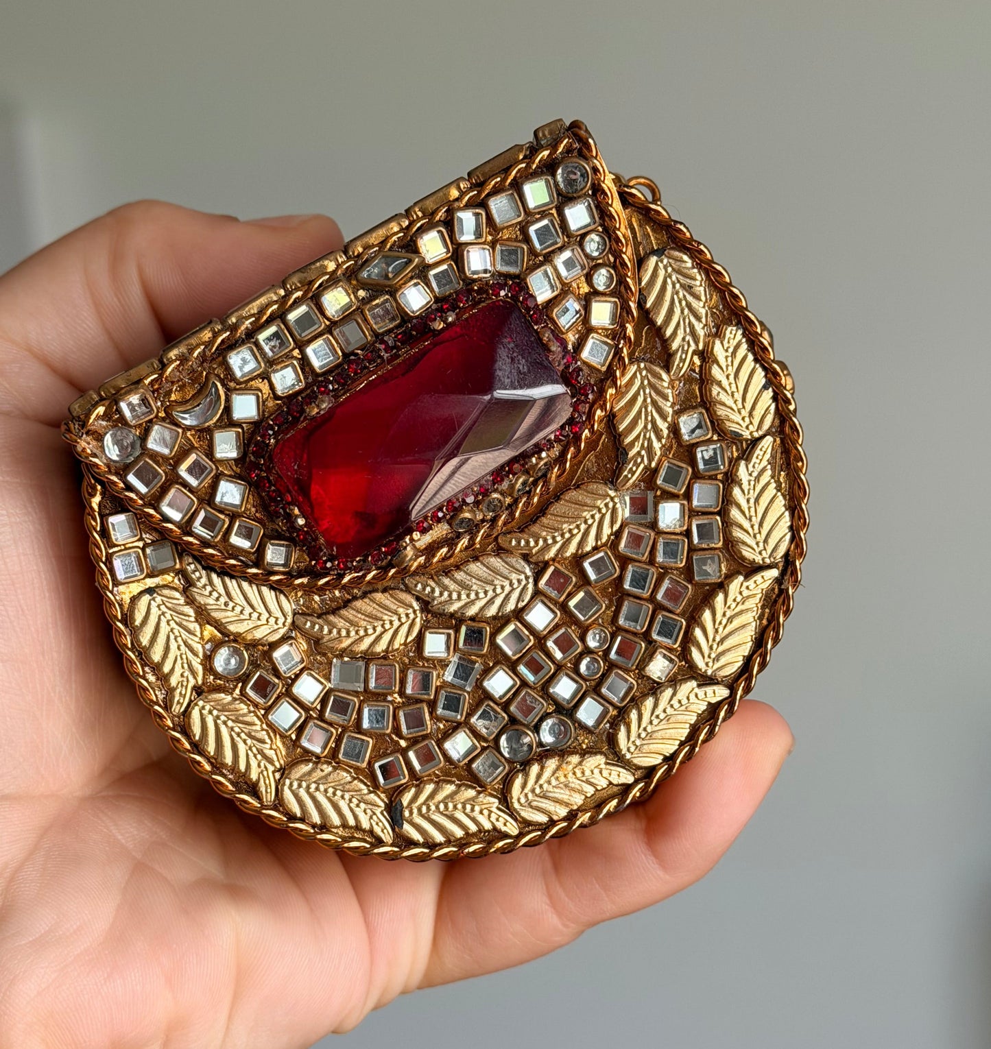 Naina Turkish Style Mini Kundan Clutch