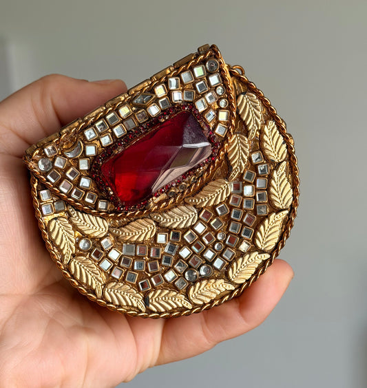 Naina Turkish Style Mini Kundan Clutch