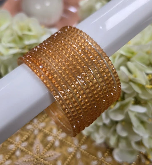 Sophia Glass Bangle Set