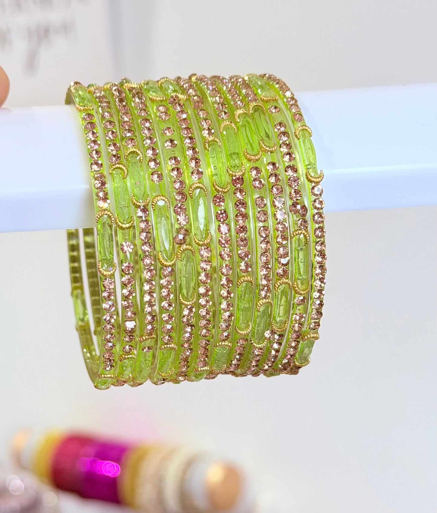 Meena Glass Bangle Sets