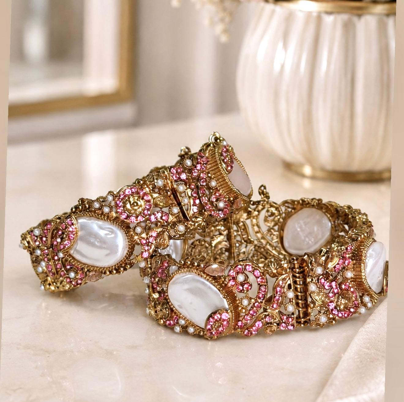Deniz Turkish Style Openable Bangle Set
