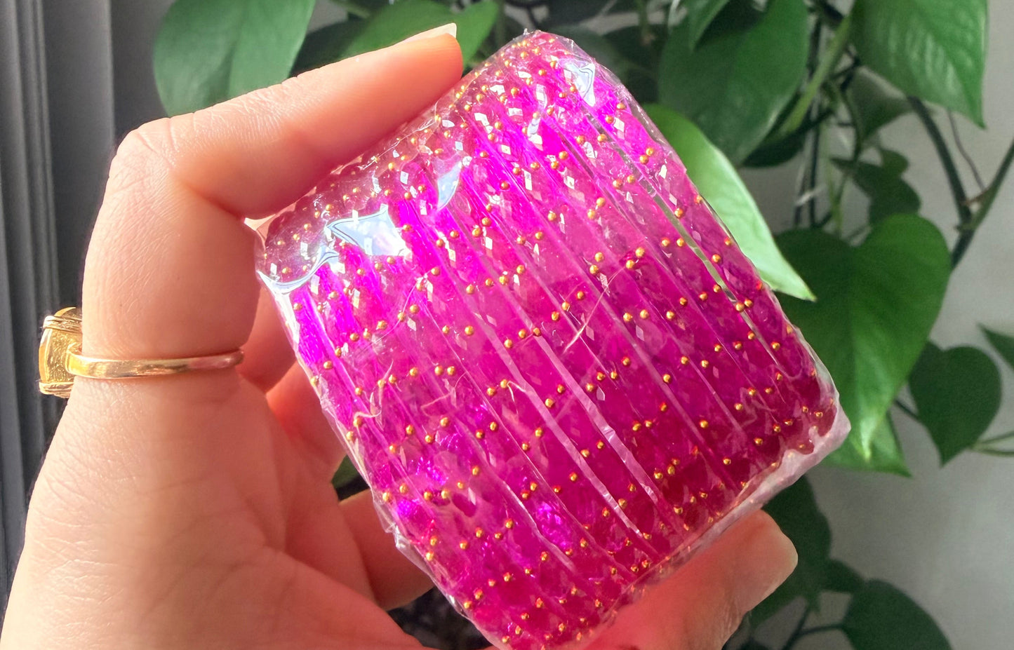 Sophia Glass Bangle Set