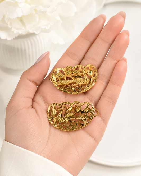 Jadau Hair Clip-Set of Two