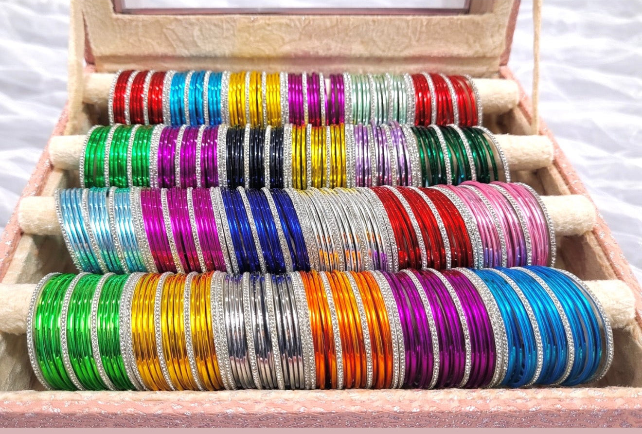 Shiv Metal Bangle Box-Box is Included
