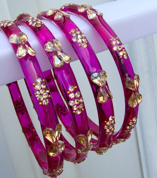 Aashna Glass Bangle Set of 4