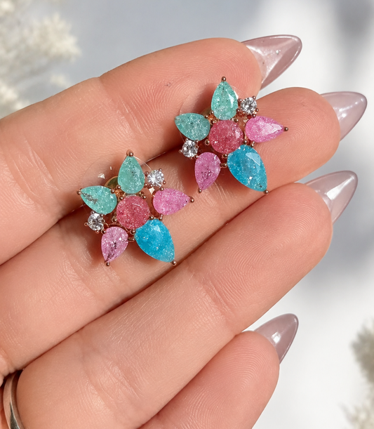 Milky Stone Style Studs