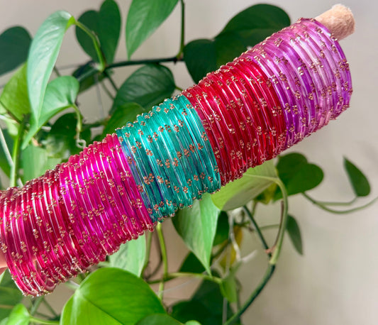Shabnam Glass Bangle Set