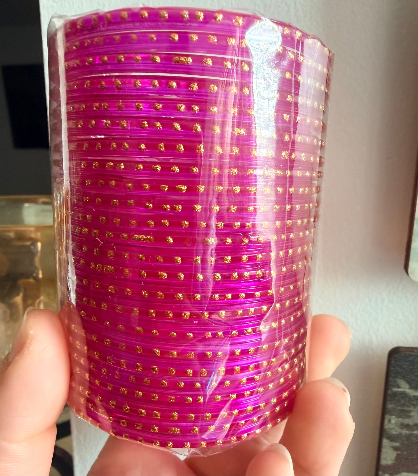Sana Dotted Glass Bangle Set