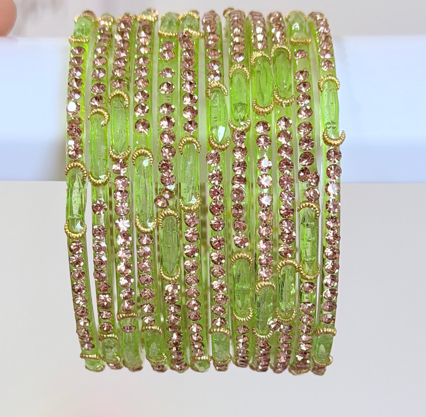 Meena Glass Bangle Sets
