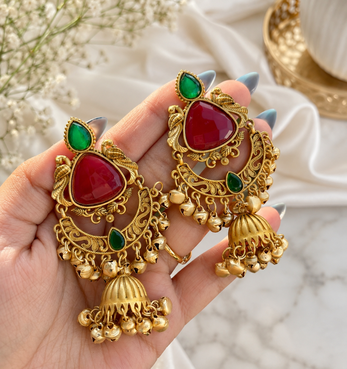 Neha Kashmiri Style Earrings