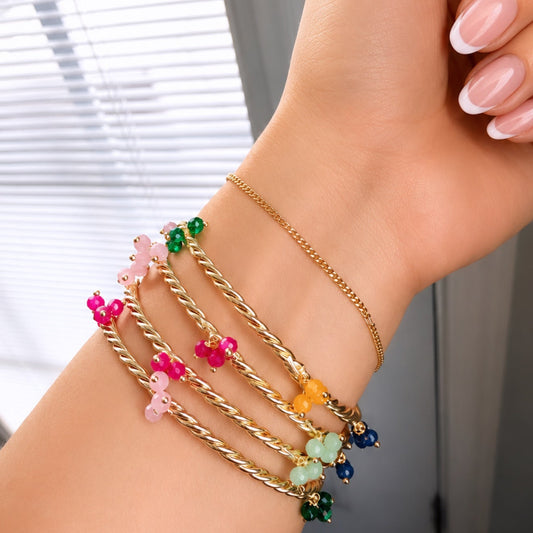 Anushka Multi Color Kashmiri Bangle Set- Set of 4