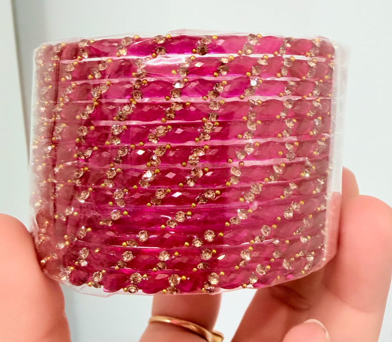 Raina Glass Bangle Set