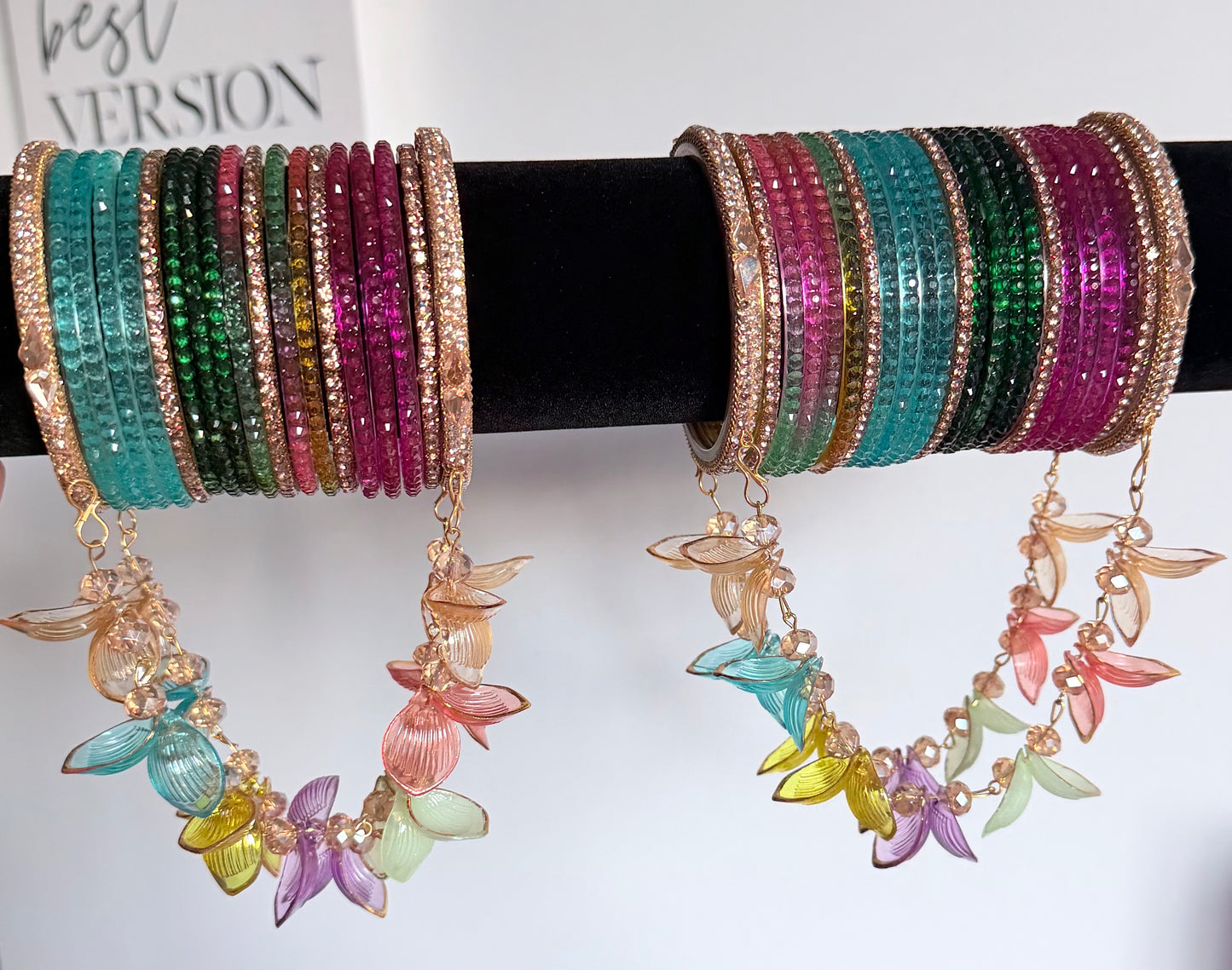 Hina Glass Bangle Set