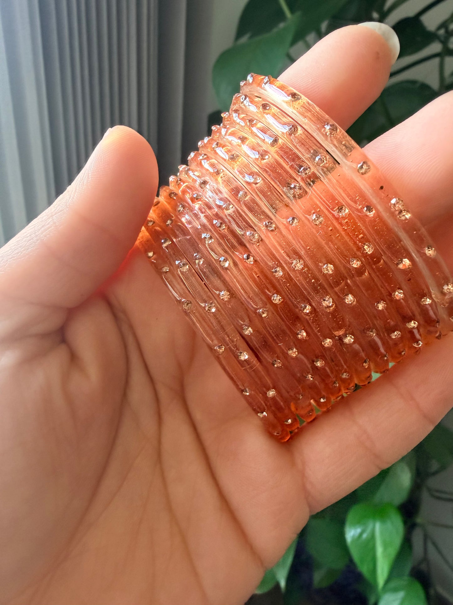 Sophia Glass Bangle Set