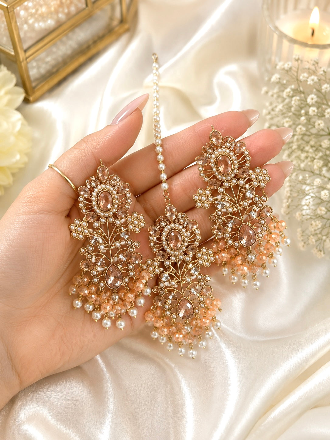 Amreen Nauratan Pakistani Choker Style Necklace Set