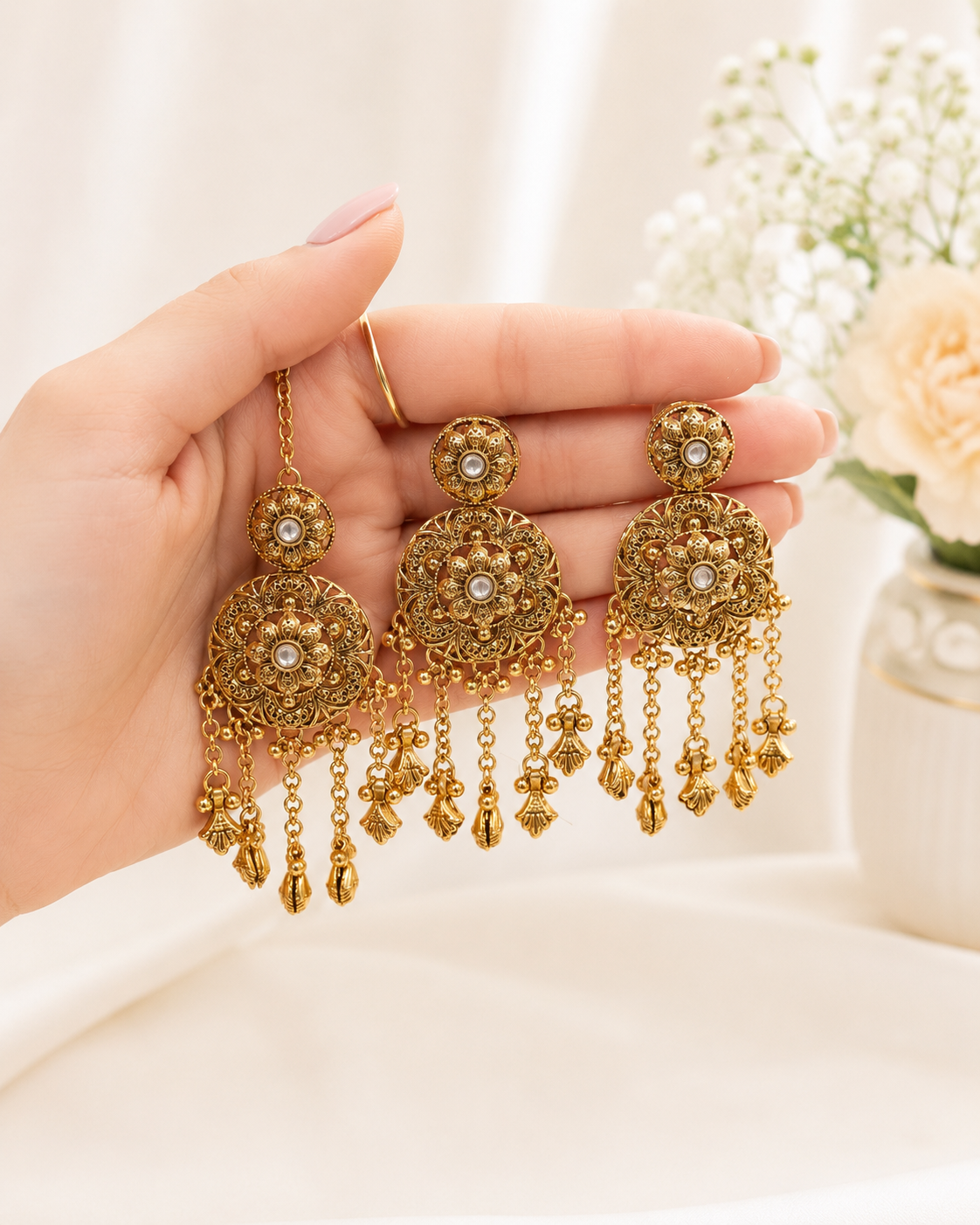 Kareena Premium Gold Plated Necklace Set