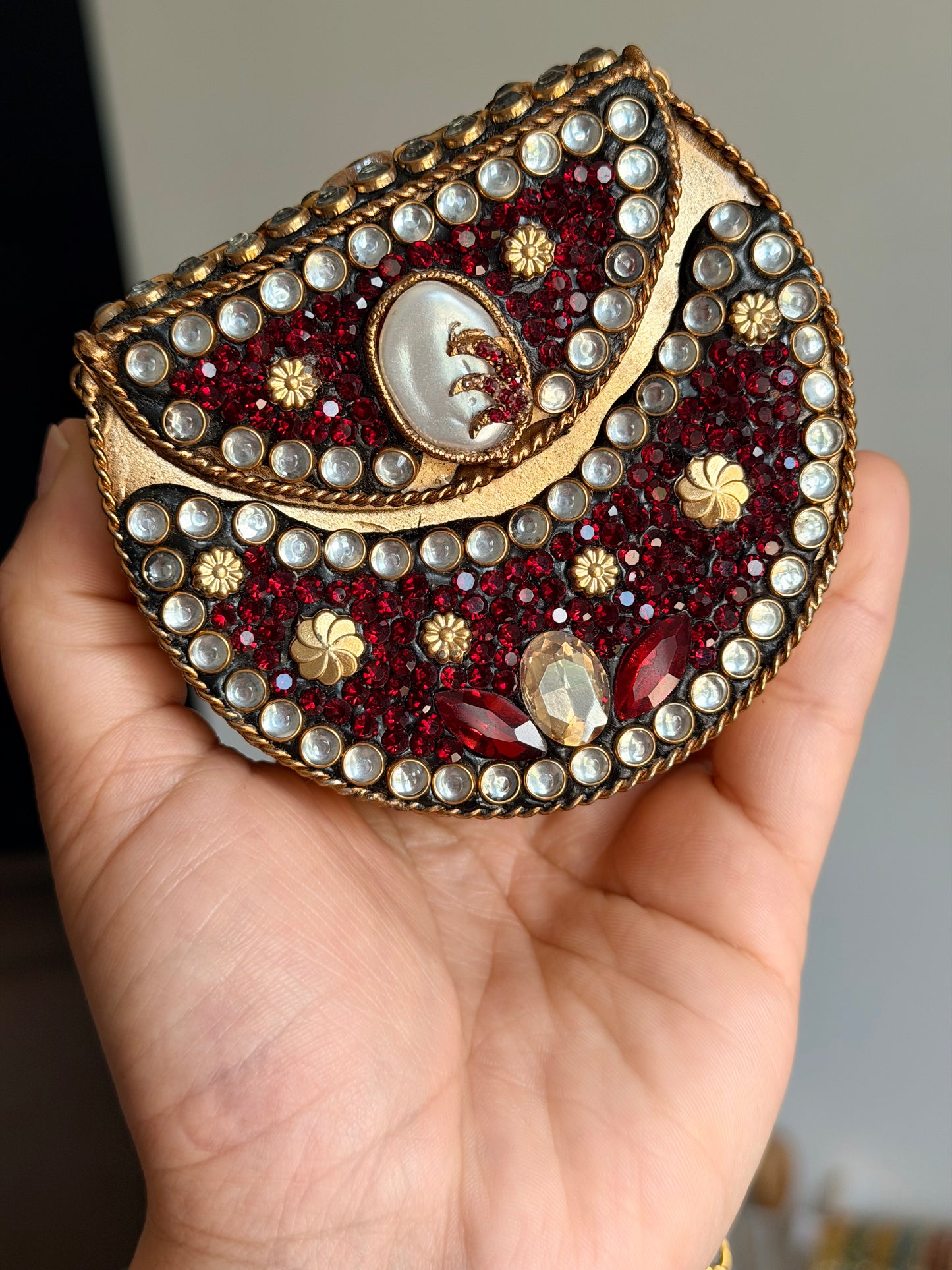 Naina Turkish Style Mini Kundan Clutch