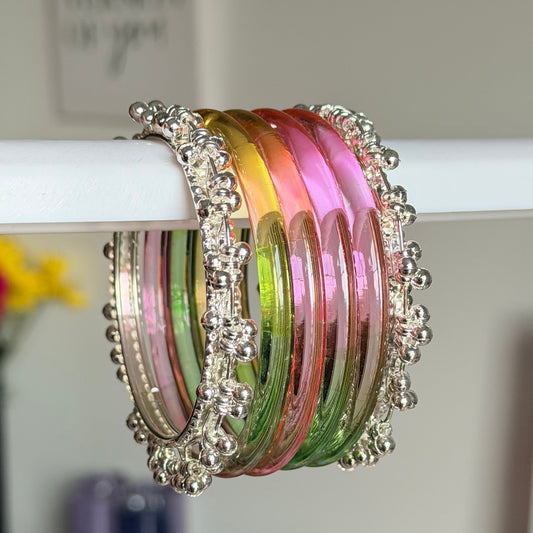 Nandini Glossy Bangle Set