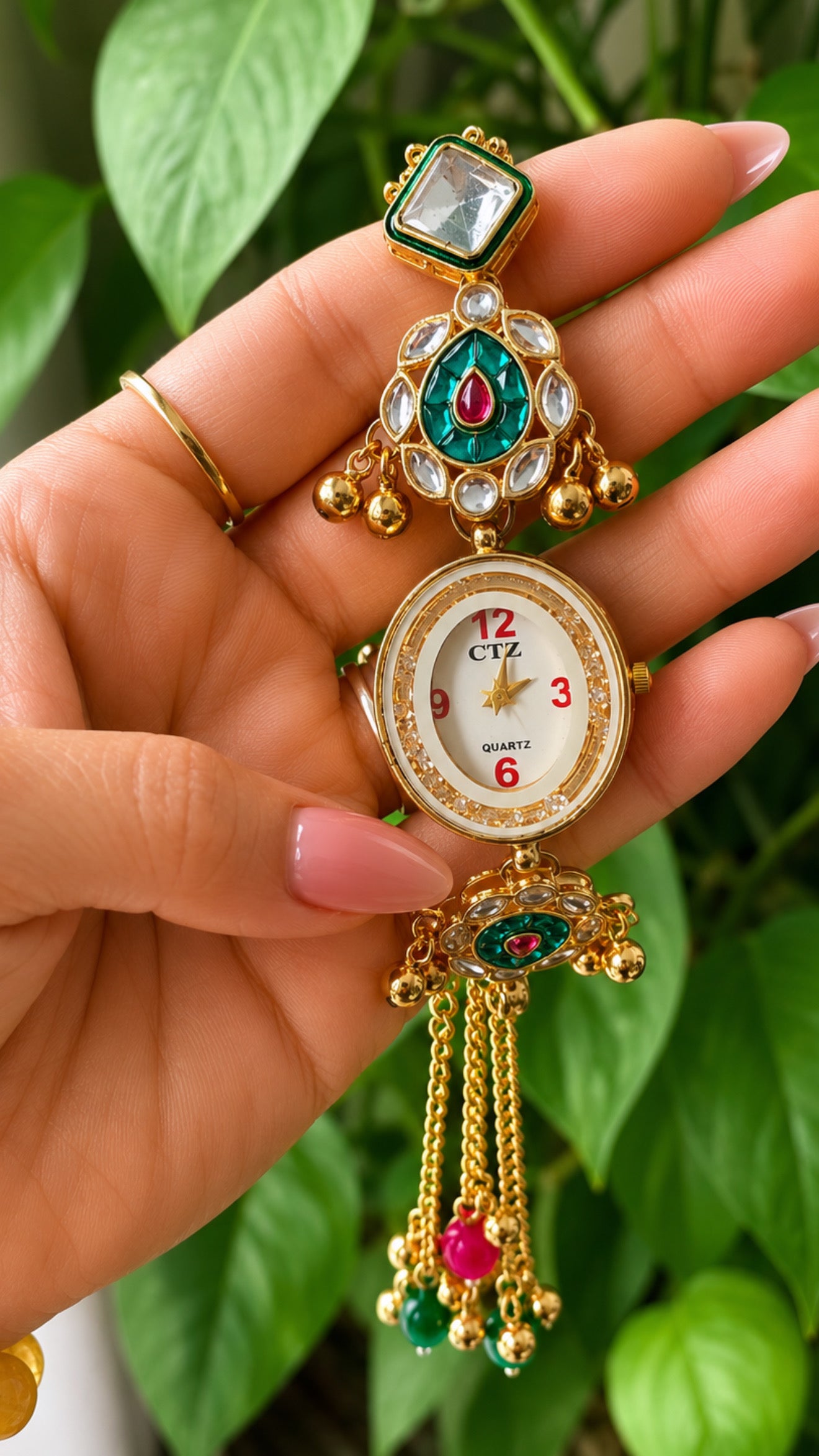 Sheena Kashmiri Style Watch-Adjustable