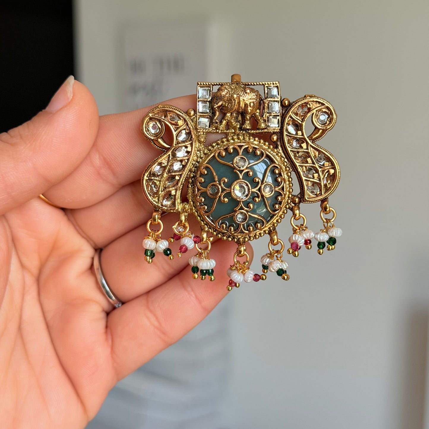 Mahima Heritage Hair Brooch