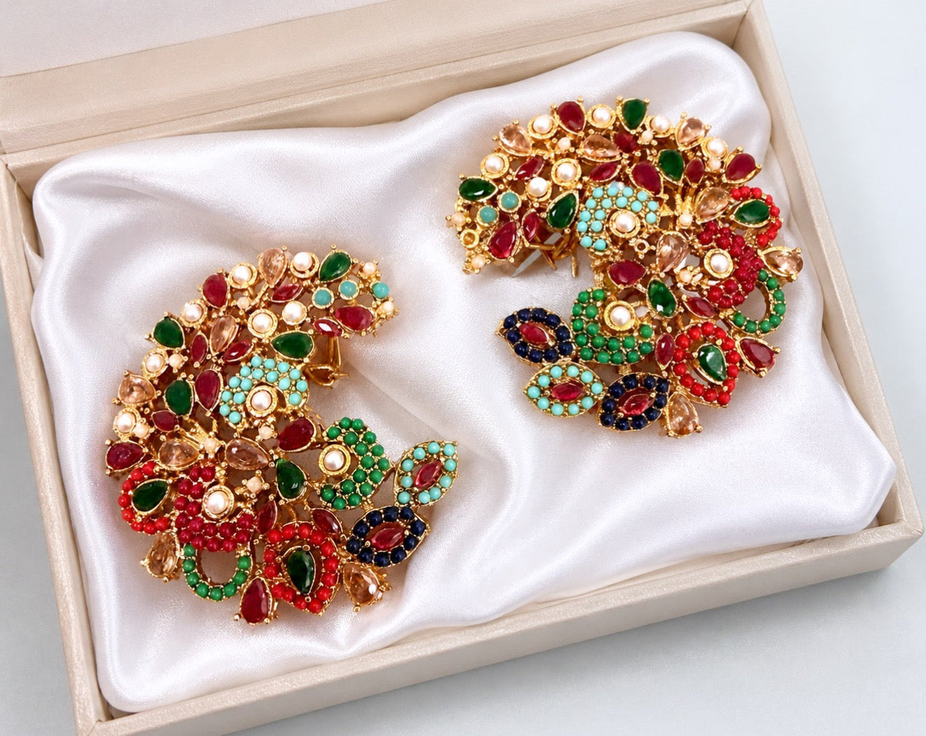 Naz Pakistani Style Oversized Studs