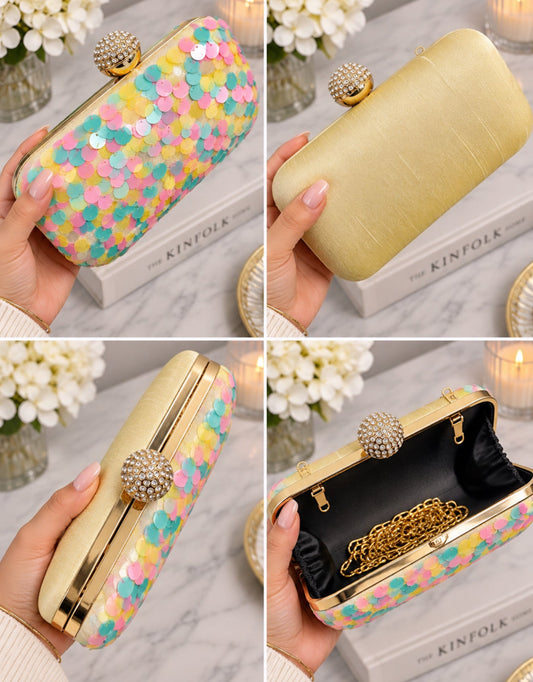 Sargun Handmade Embroidered Clutch